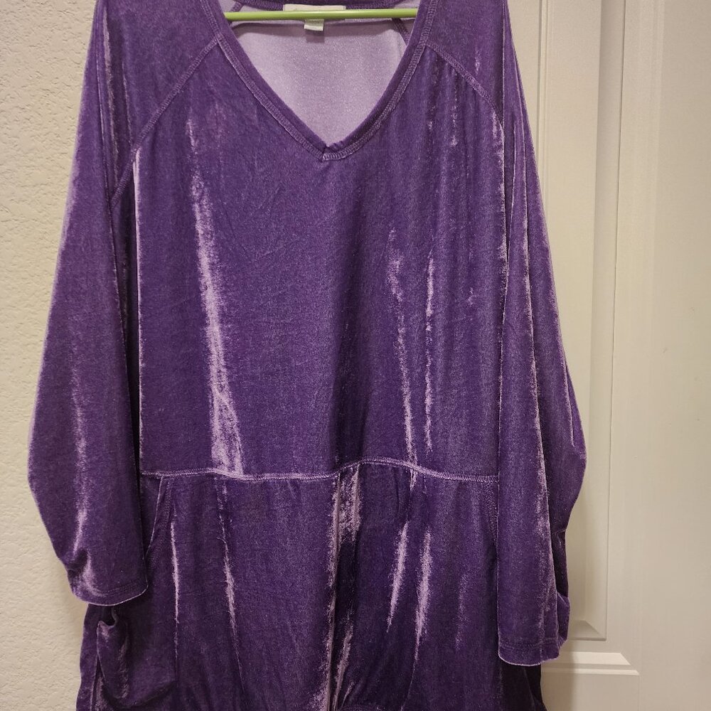 Dreams & Co Purple Lounge Jogging Top 22